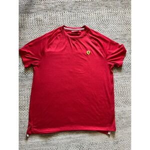 Scuderia Ferrari F1 Racing T-Shirt Mens XL Red Short Sleeve Performance Tee